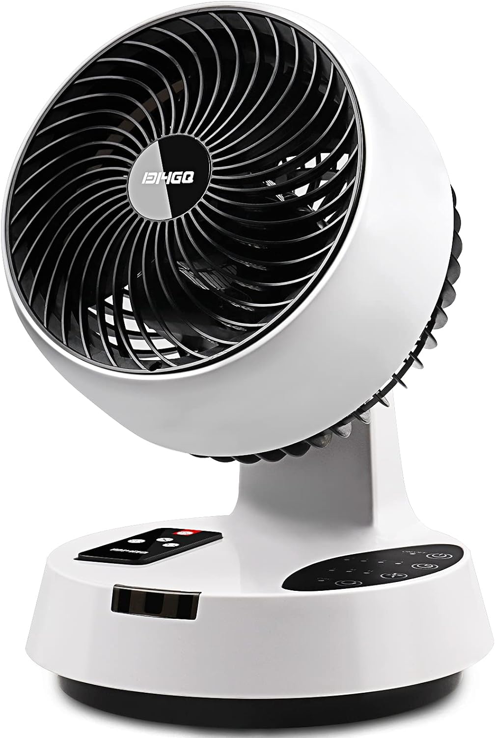 Ventilador Turbo de Mesa Silencioso | Circulador de Aire 3D con Mando a Distancia