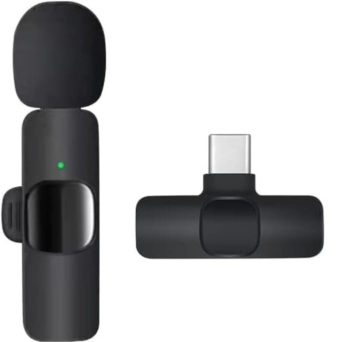 Micrófono Inalámbrico de Solapa K9 | Captación Profesional para iPhone, Android y Tipo-C