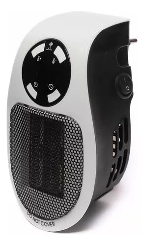 Mini Calefactor Eléctrico de Cerámica Portátil | Bajo Consumo 400W con Pantalla LED