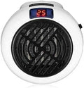 Mini Estufa Calentador Eléctrico 1350W - Enchufe Calefactor con Mando a Distancia y Pantalla LED