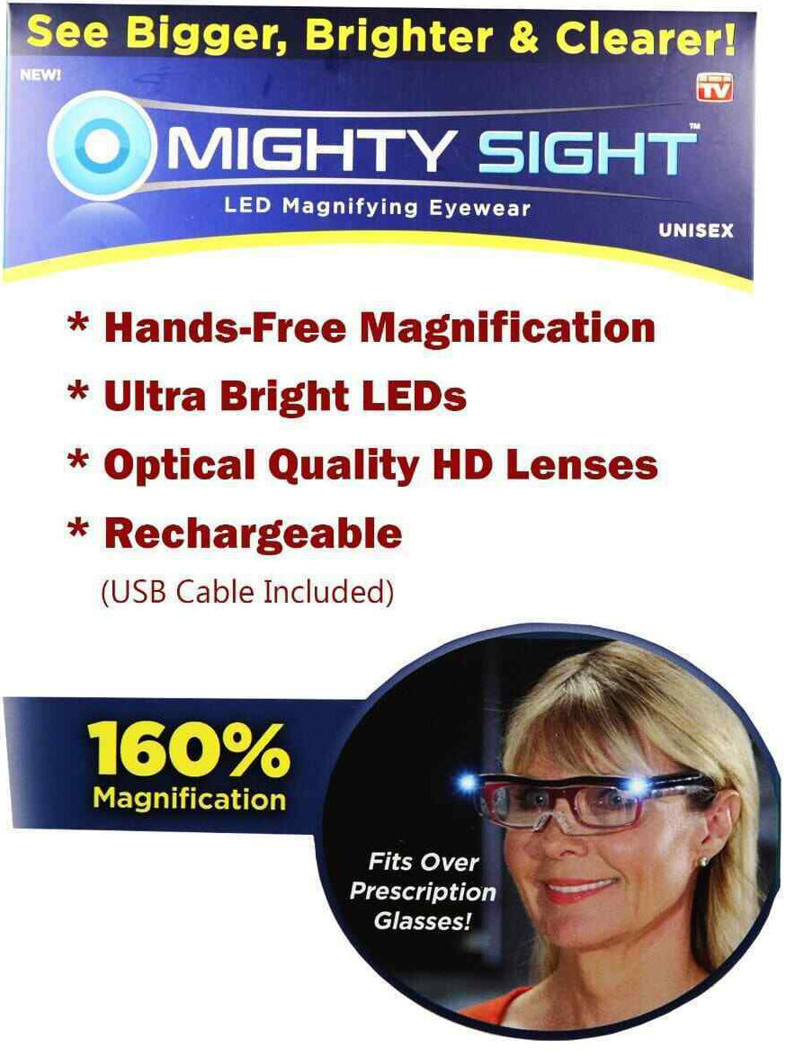 Gafas de Lupa con Aumento 160% y Luz LED | Lentes de Precisión para Lectura y Manualidades