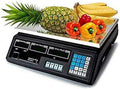 Báscula Comercial Digital 40kg para Frutas y Verduras con Batería Integrada