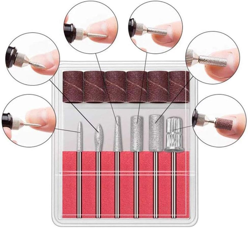 Set Eléctrico de Manicura y Pedicura 30.000 RPM | Torno Profesional con Brocas, Lima y Pulidor