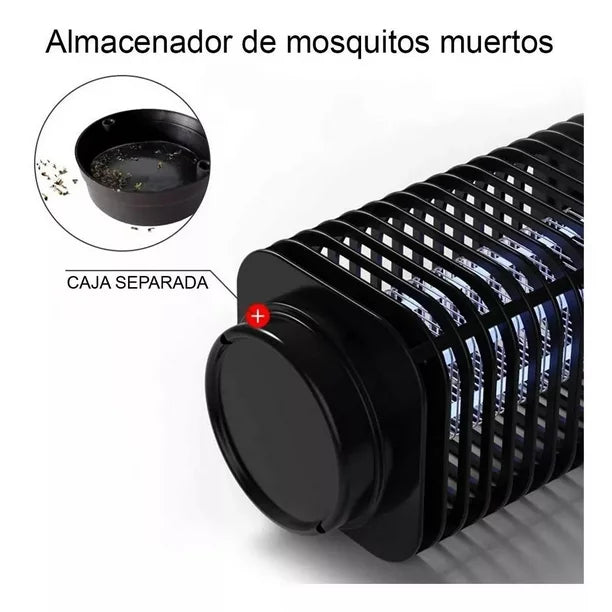 Lámpara Matamosquitos Eléctrica AMBE | Repelente por Luz UV Recargable e Inalámbrica