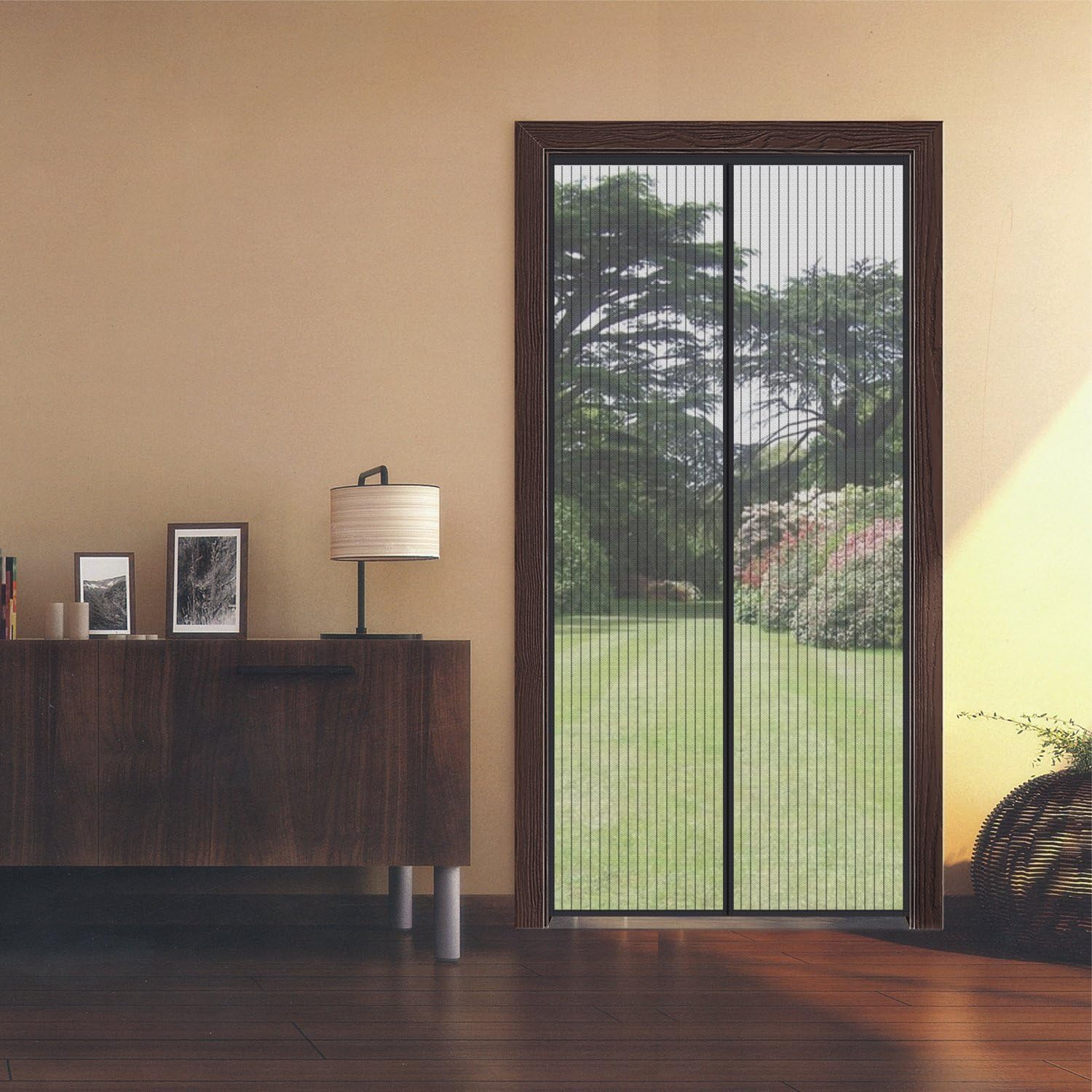 Cortina Magnética Antimosquitos | Mosquitera Reforzada para Puertas con Cierre Automático
