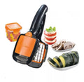 Cortador de Verduras 5 en 1 | Picador Multifunción Manual de Acero Inoxidable